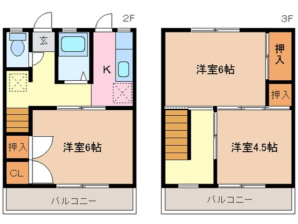 塩浜駅 徒歩12分 2階の物件間取画像